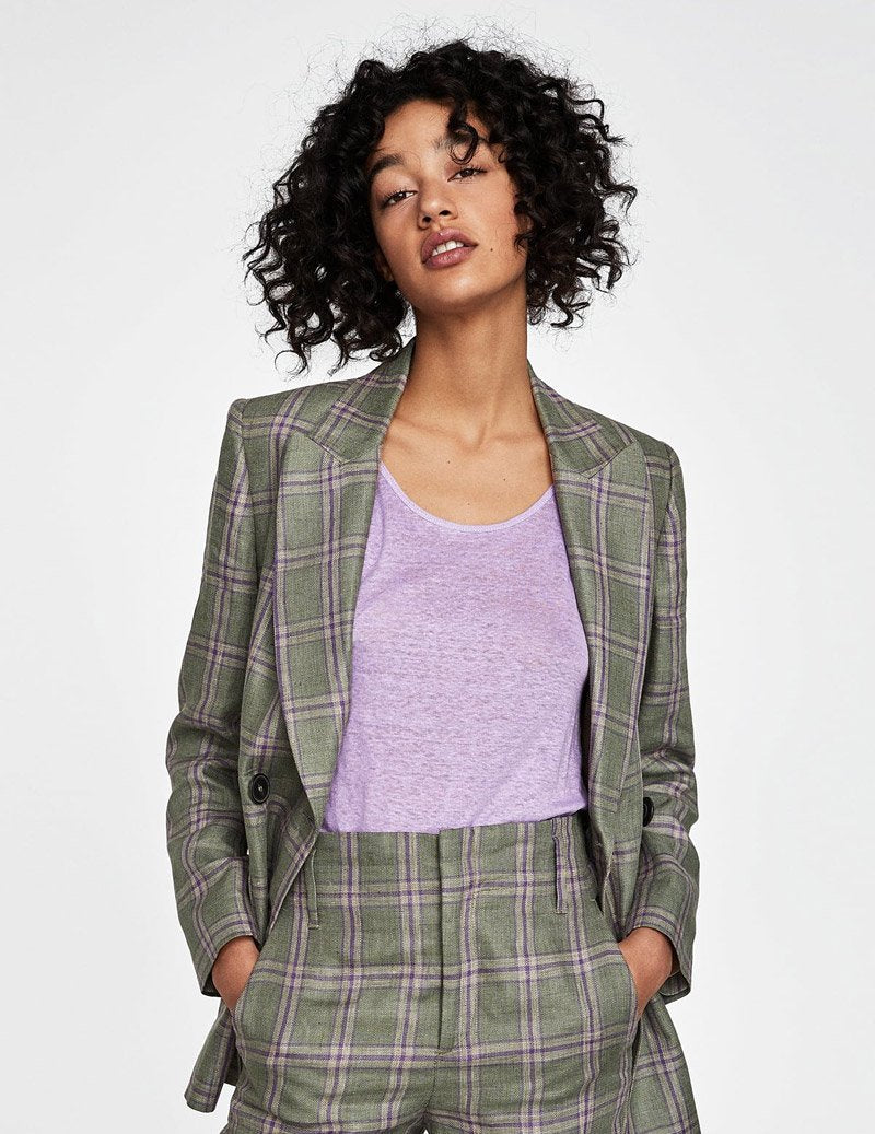 Strappy Linen Top