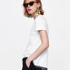 T-Shirt with Matching Lace Appliques
