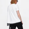 T-Shirt with Matching Lace Appliques