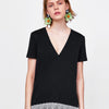 T-Shirt with Matching Lace Appliques