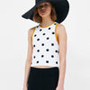 Top with Contrasting Trym