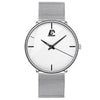 reloj hombre 2021 Fashion Watches Men Classic Black Ultra Thin Stainless Steel Mesh Belt Quartz Wrist Watch relogio masculino