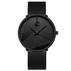 reloj hombre 2021 Fashion Watches Men Classic Black Ultra Thin Stainless Steel Mesh Belt Quartz Wrist Watch relogio masculino